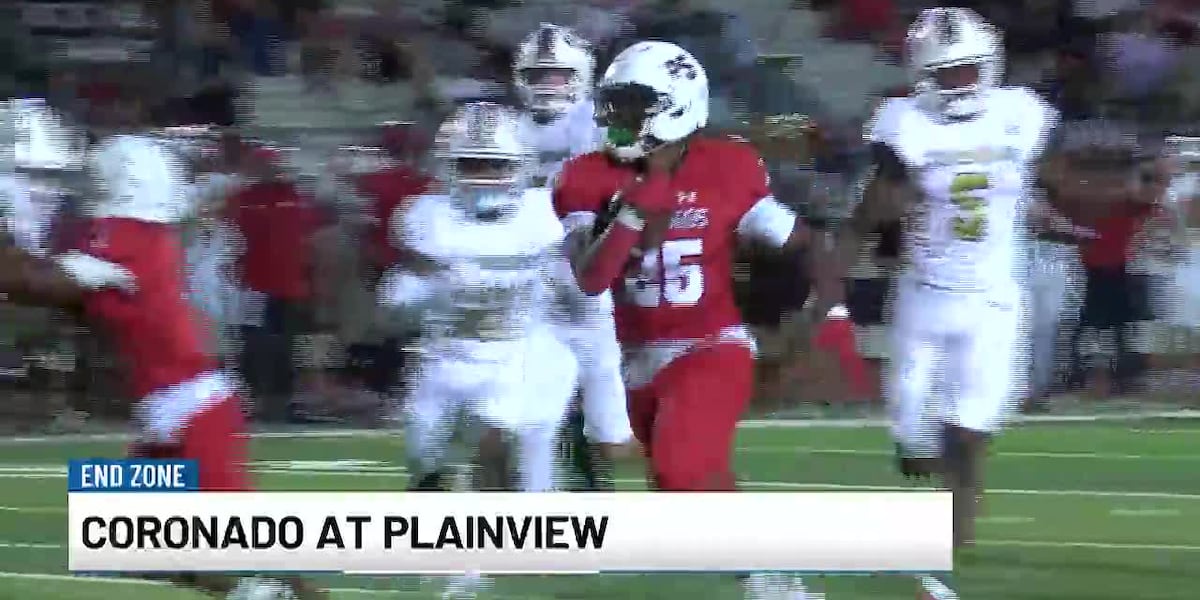 Plainview earns second straight victory, downing Coronado 41-35 - fox34.com