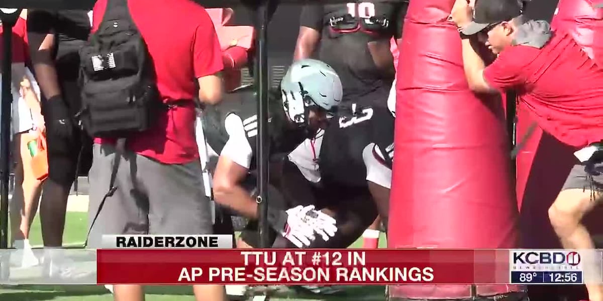 TTU at #12 in AP pre-season rankings - KCBD