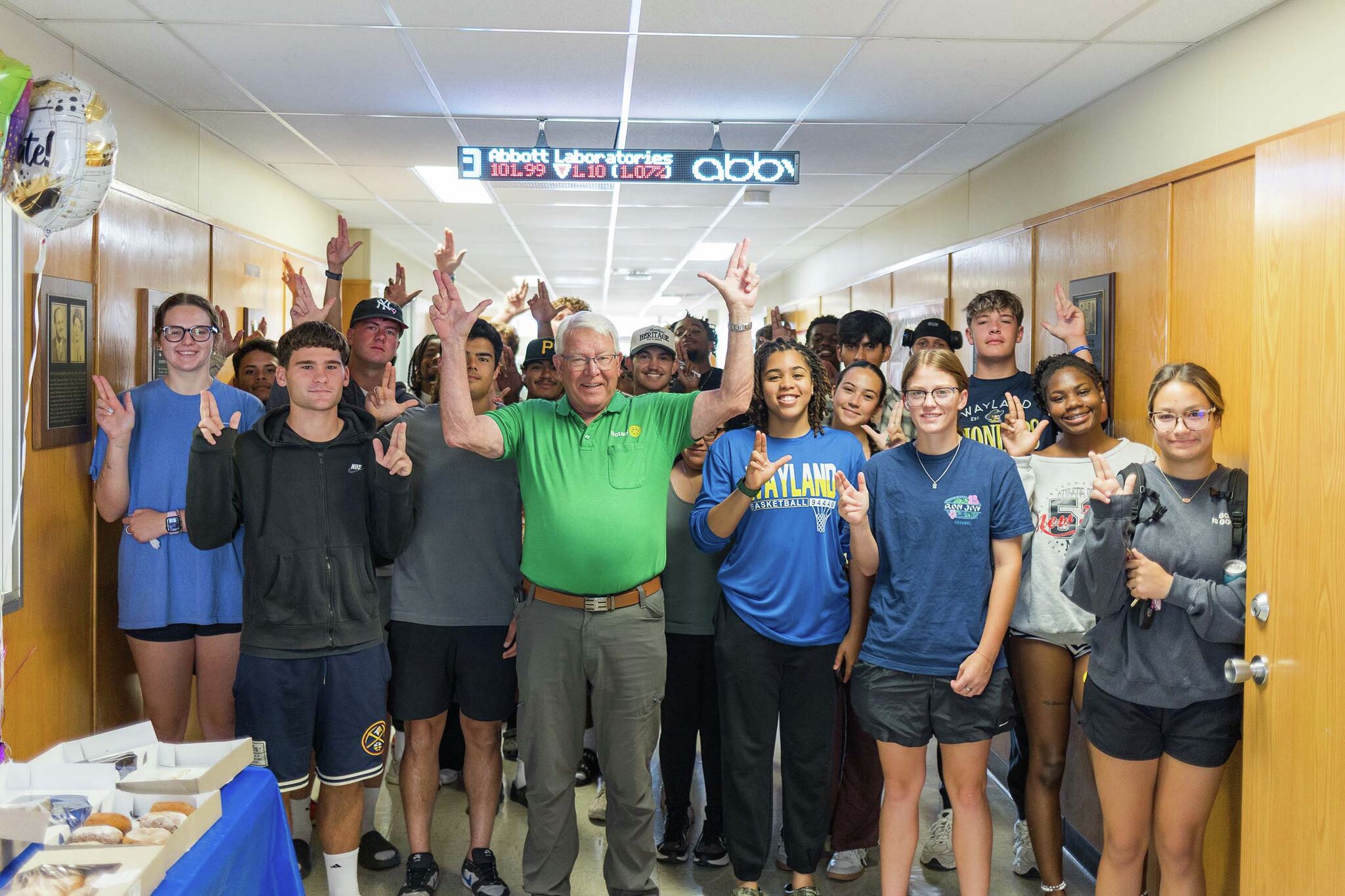 WBU unveils market ticker at School of Business - myplainview.com